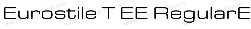 Eurostile T EE RegularExtended字体转换